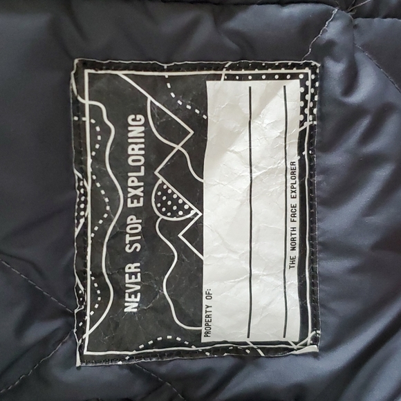 EUC NORTH FACE Girls down winter coat - Picture 5 of 10